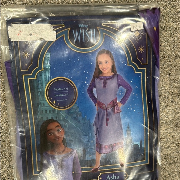 Disney Wish Asha Dress in Purple - Picture 2 of 9